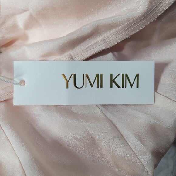 Yumi Kim Blush Rush Hour Wrap Front Tie Maxi Dress Size X-Small - Picture 8 of 9